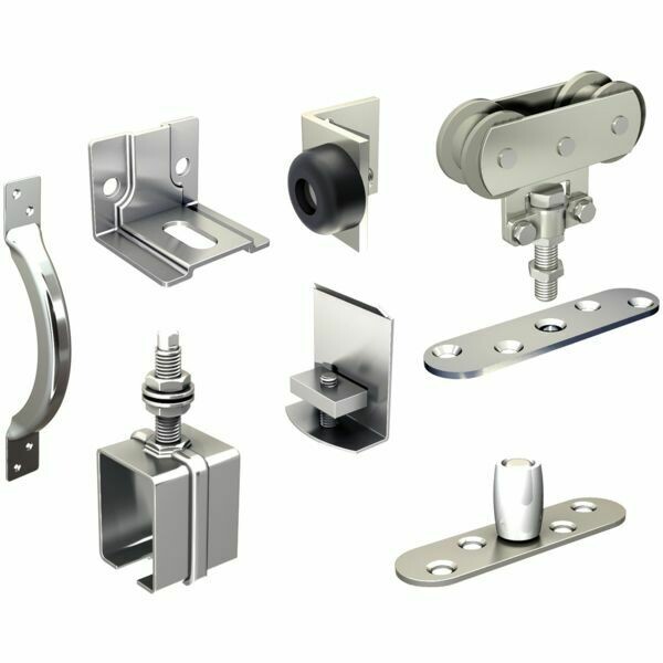 GARNITURE 3530 GVU - PORTE 80KG, LARGEUR MAX 2000MM