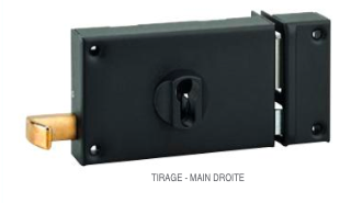 COFFRE EN APPLIQUE - TIRAGE - DROITE