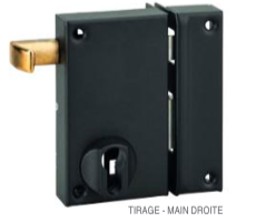 COFFRE EN APPLIQUE CP - TIRAGE - DROITE