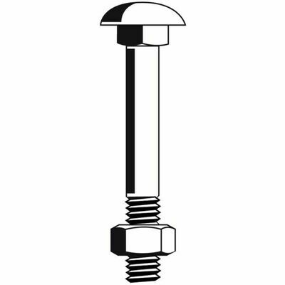BOULON TRCC ALUMINIUM - 6X50MM