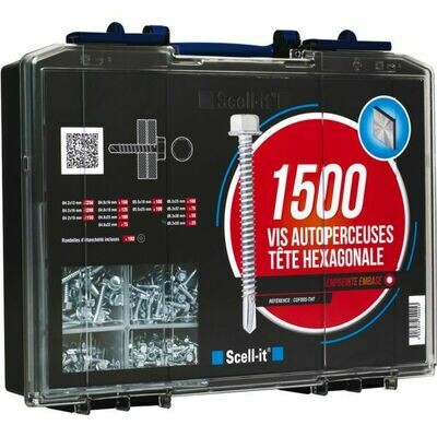COFFRET VIS AUTOPERCEUSE TÊTE HEXAGONALE
