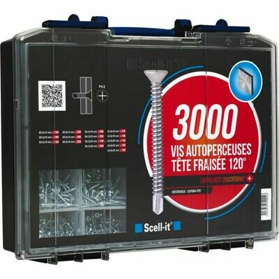 COFFRET VIS AUTOPERCEUSE TÊTE FRAISÉE