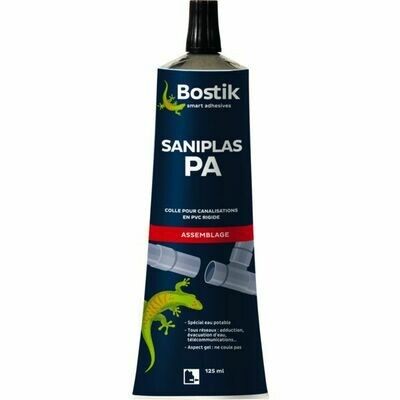 COLLE PVC SANIPLAS PA - TUBE 125 ML