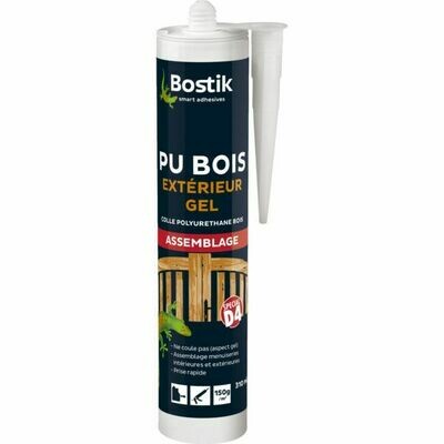 12 CARTOUCHES DE COLLE POLYURÉTHANE BOIS GEL - 310ML