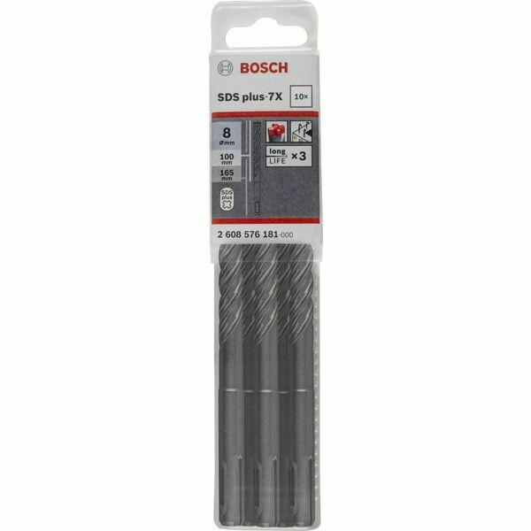 10 FORETS SDS PLUS-7X 10X150X215MM