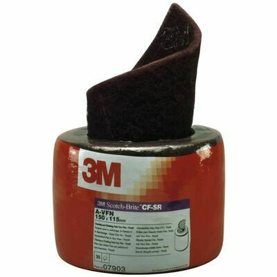 ROULEAU ABRASIF SCOTCH-BRITE CF-RL, 100 X 25000 MM, GRAIN A TRÈS FIN