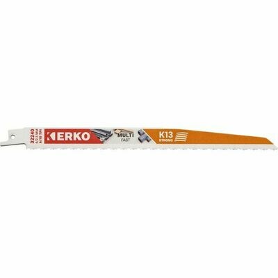 CARTE DE 5 LAMES DE SCIE SABRE ERKO 300X19X0,9 18T METAL K9
