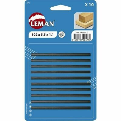 CARTE DE 10 FERS DE RABOT CARBURE 82MM