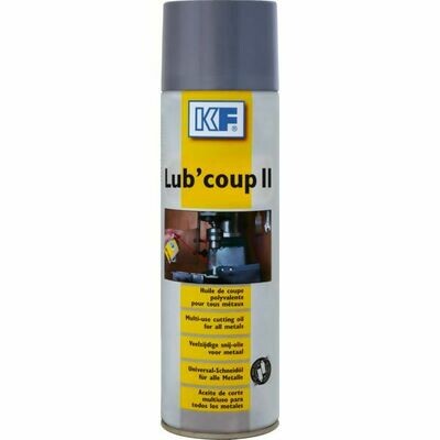 HUILE DE COUPE POLYVALENTE LUB&#39;COUP II - 12 AÉROSOLS DE 400ML