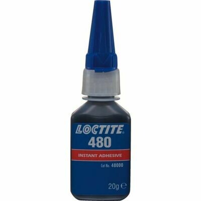 LOCTITE 480 COLLE MÉTAUX, CAOUTCHOUC ET AIMANTS - 20G