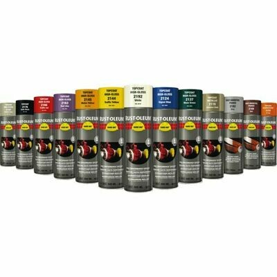 PEINTURE DE FINITION HARD HAT - 6 AÉROSOLS DE 500ML