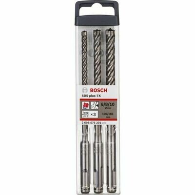 10 FORETS SDS PLUS-7X 6X100X165MM