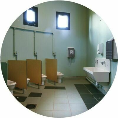 MIROIR INCASSABLE PLAT DIAM.60CM