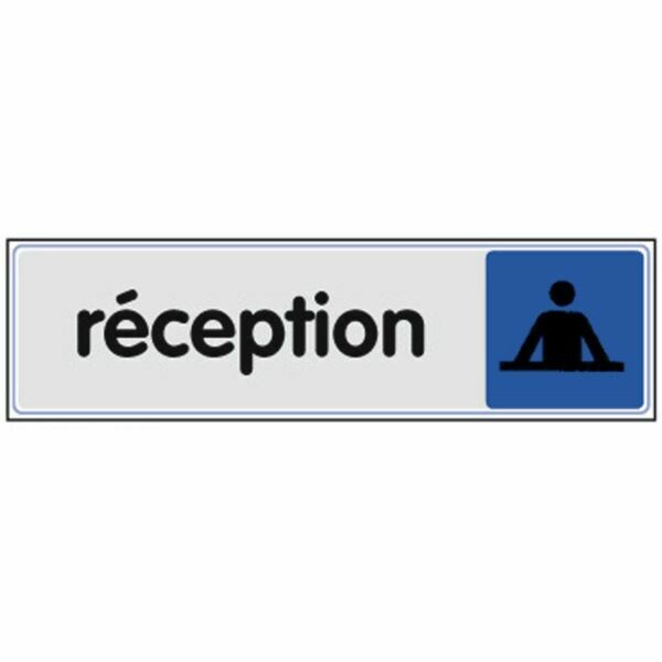 PLAQUETTE SIGNALÉTIQUE RÉCEPTION