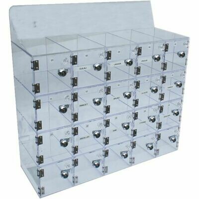 CASIER TRANSPARENT 530X530X180MM