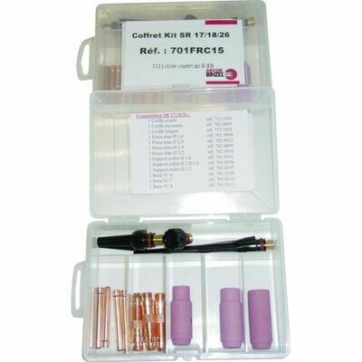PIÈCE D&#39;USURE TIG EN COFFRET SRL17/26