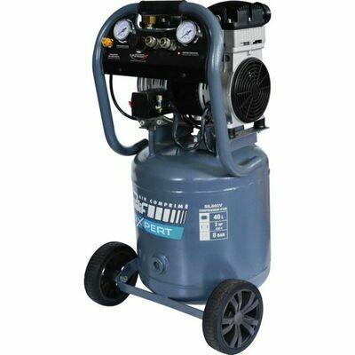 COMPRESSEUR MOBILE SILENCIEUX 40L - 10,2M3/H
