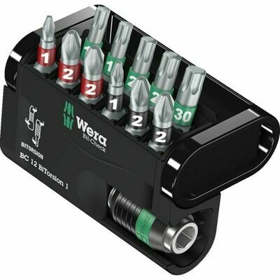 COFFRET DE 12 EMBOUTS DE VISSAGE BITORSION