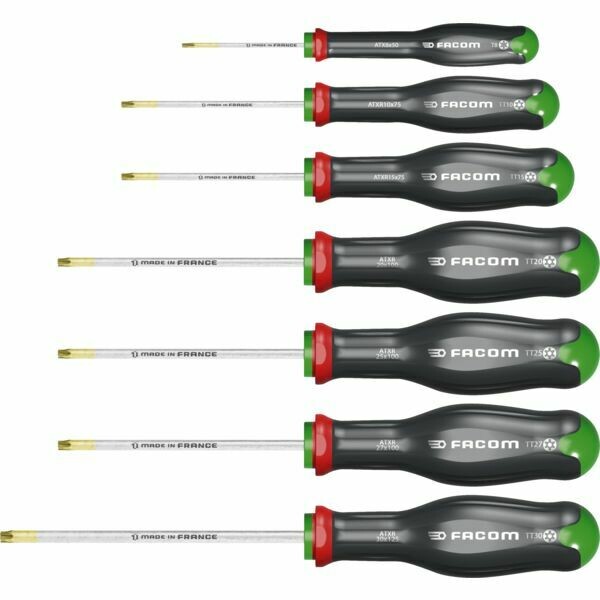 JEU DE 7 TOURNEVIS PROTWIST TAMPER TORX ATRX.J7PB