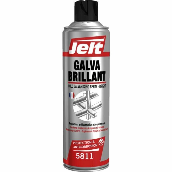 GALVANISATION À FROID FINITION BRILLANT - 12 AÉROSOLS DE 500ML