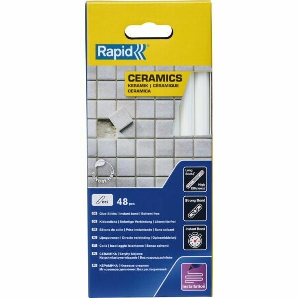 BÂTON DE COLLE THERMOFUSIBLE - CÉRAMIQUE BLANC