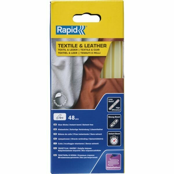 BÂTON DE COLLE THERMOFUSIBLE - TEXTILE ET CUIR JAUNE
