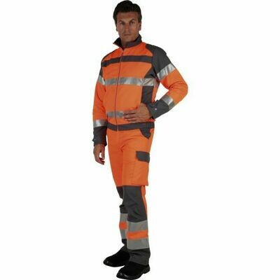 PANTALON HIVI FLUOCORP - ORANGE FLUO