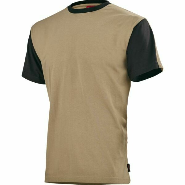 TEE-SHIRT FLANGE - - BEIGE/NOIR