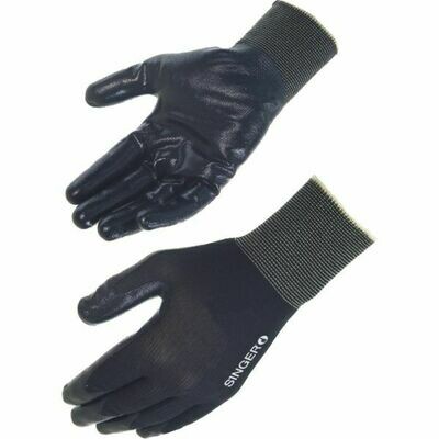 SACHET DE 10 PAIRES DE GANTS PAUME ENDUITE NITRILE