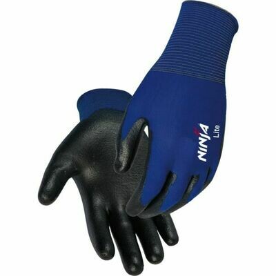 SACHET DE 10 PAIRES DE GANTS PAUME ENDUITE PU NINJA