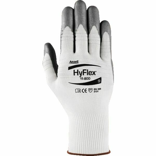 SACHET DE 12 PAIRES DE GANTS PAUME ENDUITE NITRILE MOUSSE HYFLEX
