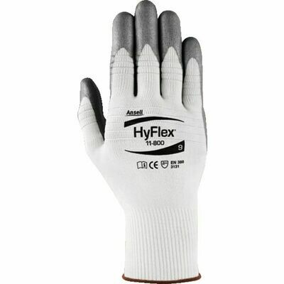 SACHET DE 12 PAIRES DE GANTS PAUME ENDUITE NITRILE MOUSSE HYFLEX