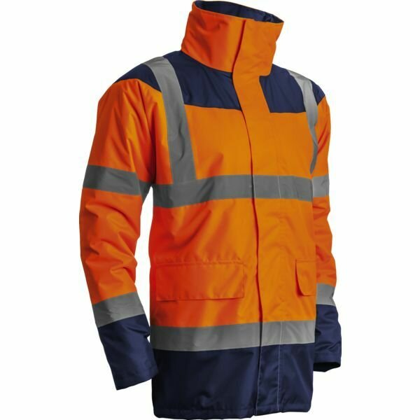 PARKA MATELASSÉE HIVI - ORANGE FLUO