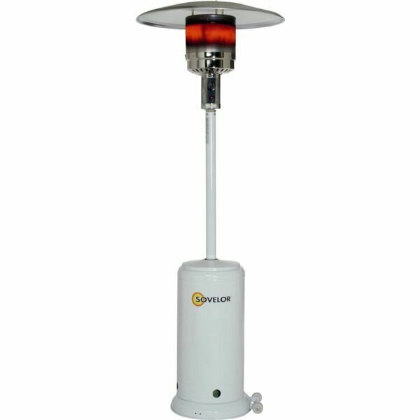 PARASOL CHAUFFANT AU GAZ PROPANE - COULEUR BLANCHE