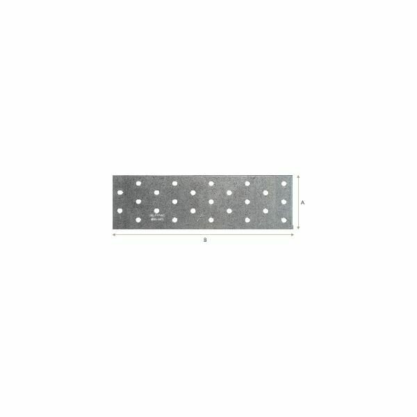PLAQUE PERFORÉE 80/240/2MM (BOÎTE DE 50)