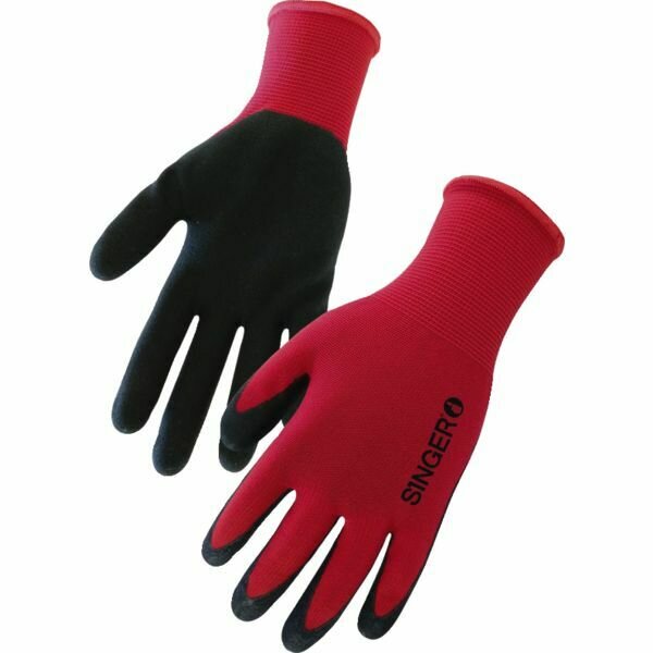 SACHET DE 10 PAIRES DE GANTS PAUME ENDUITE LATEX