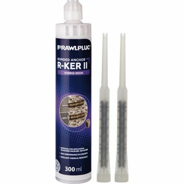 10 CARTOUCHES DE RÉSINE DE SCELLEMENT R-KER II - 300ML