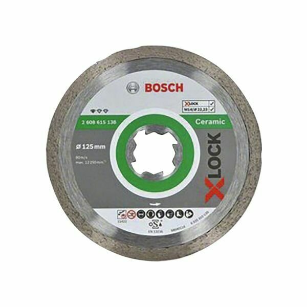 DISQUE DIAMANT CÉRAMIQUE XLOCK  125MM