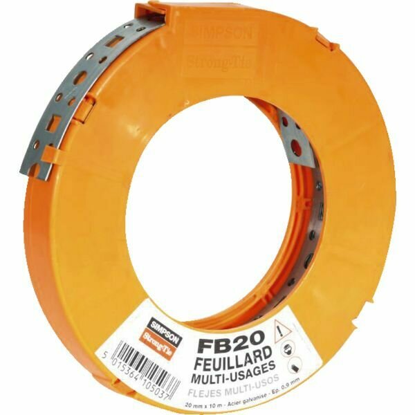 FEUILLARD PERFORÉ 20/10/0.9MM (BOÎTE DE 10)