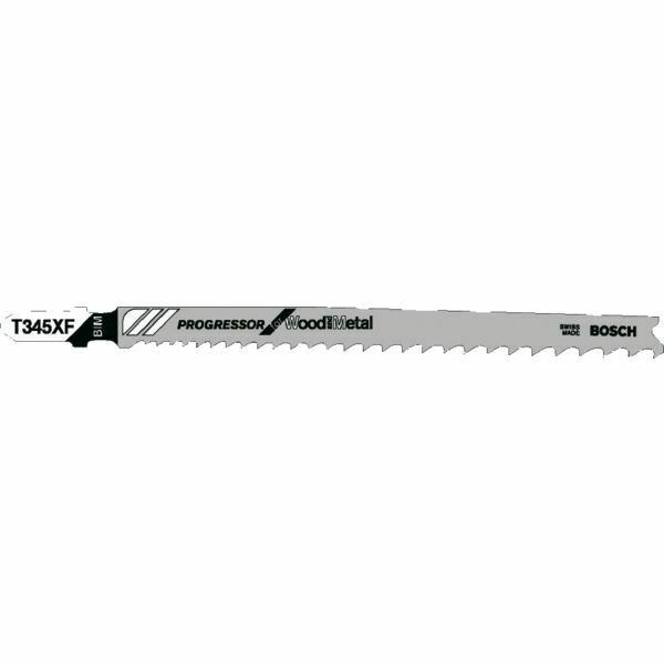 CARTE DE 5 LAMES DE SCIE SAUTEUSE T345XF