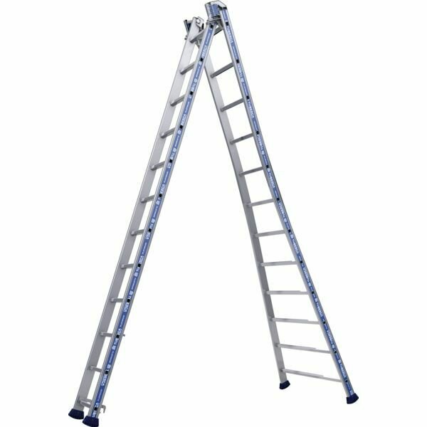 ÉCHELLE TRANSFORMABLE 2 PLANS PLATINIUM 300 - 2 X 10 ÉCHELONS