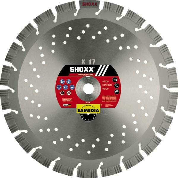 DISQUE DIAMANT SHOXX X17 DIAM.300MM