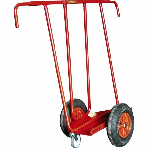 CHARIOT PORTE-PANNEAUX AVEC POIGNÉES TÉLESCOPIQUES
