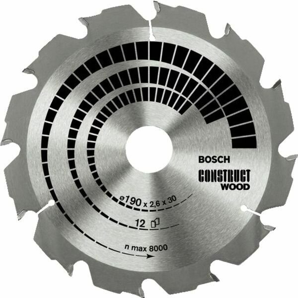 LAME DE SCIE CIRCULAIRE CONSTRUCT WOOD DIAM.235MM