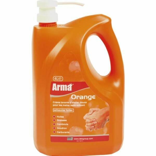 CRÈME LAVANTE ARMA ORANGE - BIDON POMPE DE 4 L
