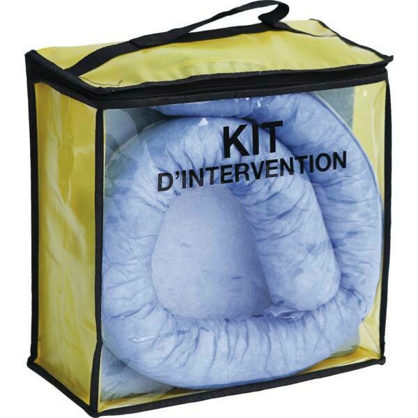 KIT D&#39;INTERVENTION ABSORBANT HYDROCARBURES 20L