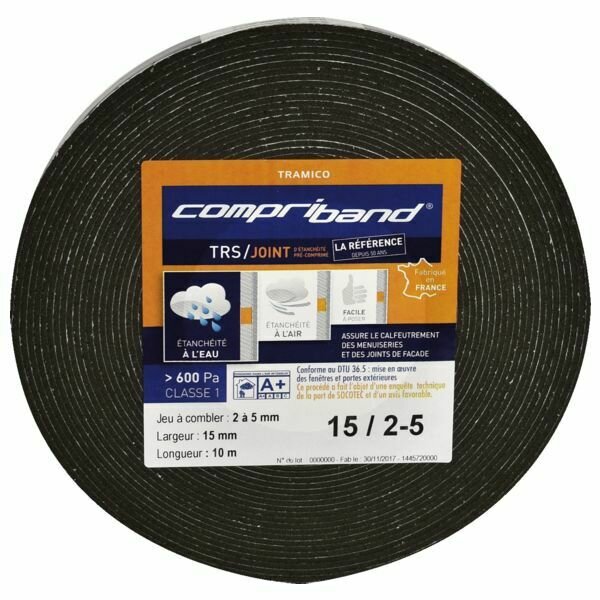 4 ROULEAUX DE MOUSSE IMPRÉGNÉE COMPRIBAND TRS - 5.6M