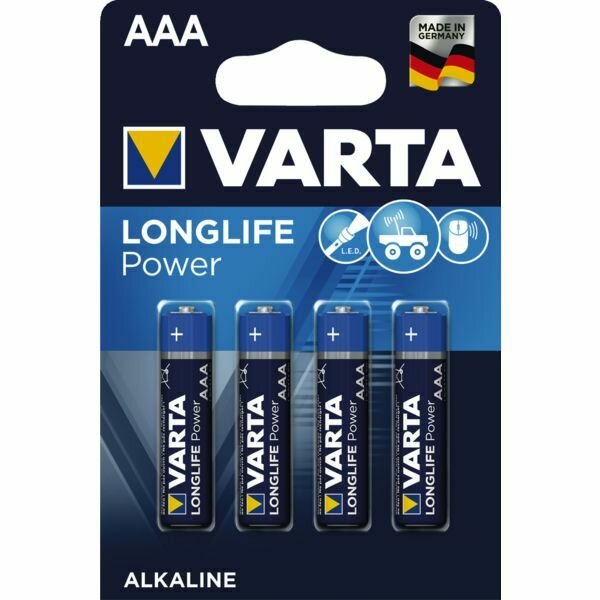 PILE ALCALINE LONGLIFE POWER AAA / LR03 X4