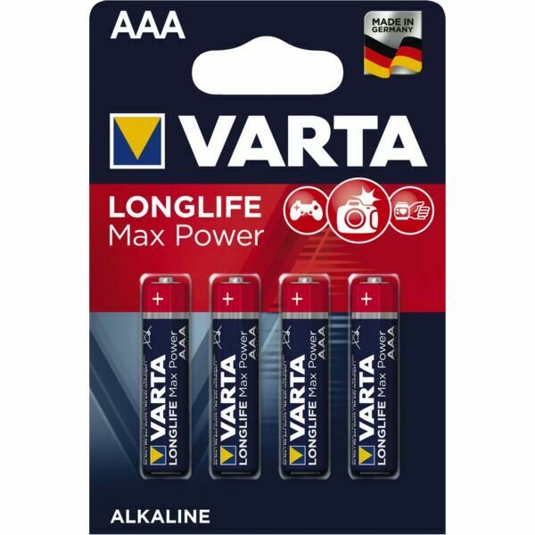 PILE ALCALINE LONGLIFE MAX POWER AAA / LR03 X4