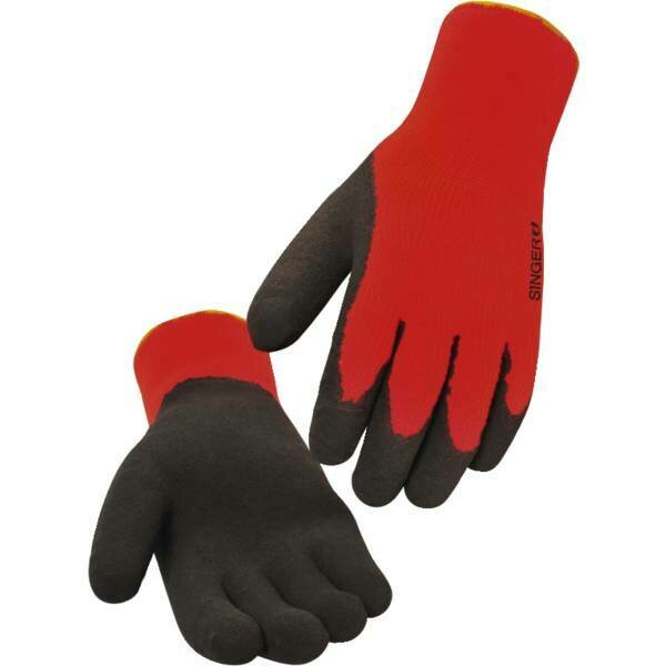 SACHET DE 10 PAIRES DE GANTS ENDUIT LATEX TAC10RED